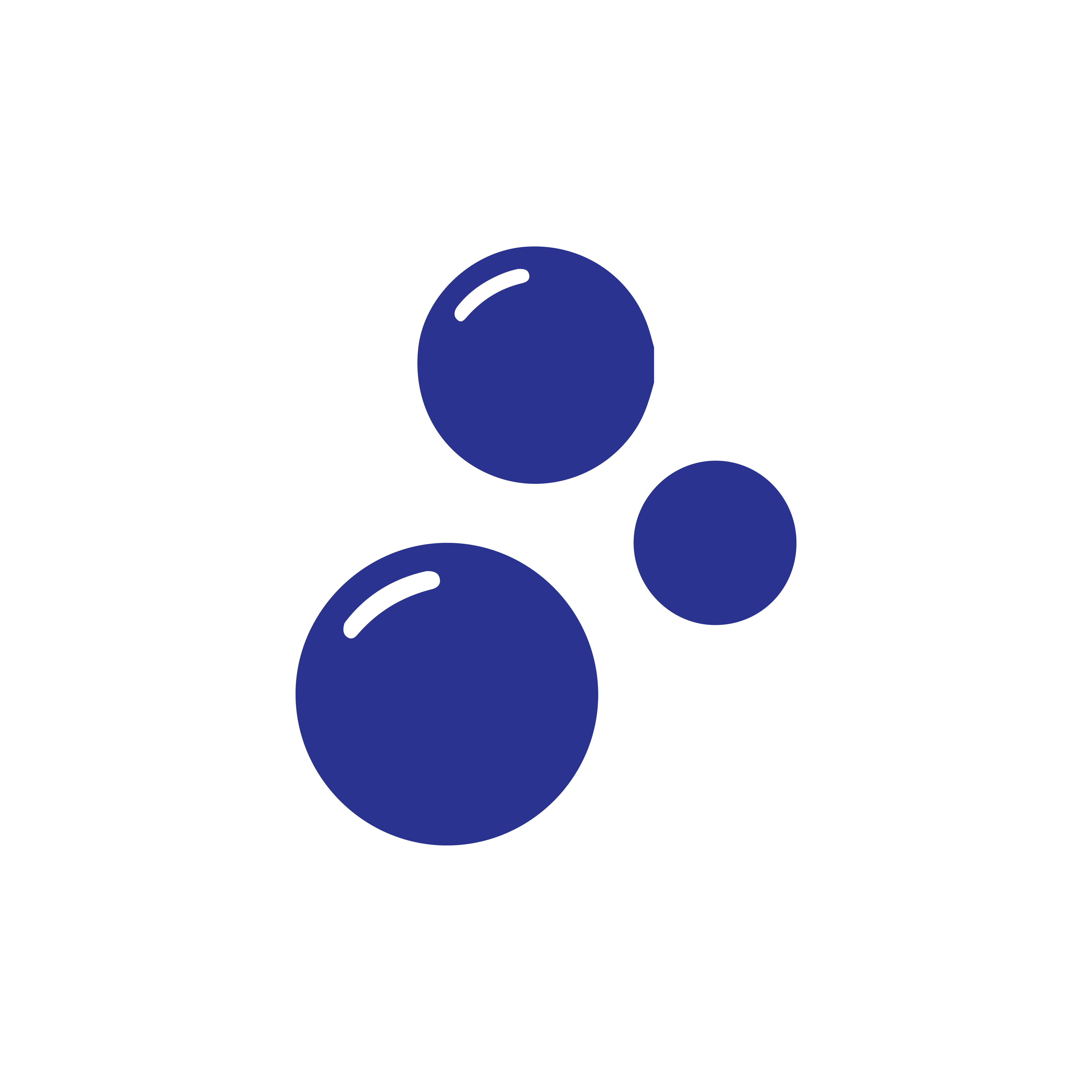 Icono de Burbuja Azul